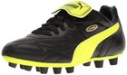 Puma Kids  King Top Fg Jr Sneaker Black yellow Size 5 5c New With Out Box