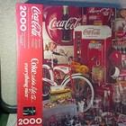 Coca-cola Soda Advertising Jigsaw Puzzle 2000 Interlocking Pieces Red white