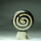 Tibetan Old Dzi Agate Bead  prayer Wheel  Amulet Pendant From Tibet 44972