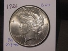1926 Peace Dollar Bu   Nice Luster And Color Original Better Date Pq