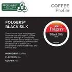 Folgers Black Silk Coffee  Dark Roast  K-cup Coffee Pods  96 Count