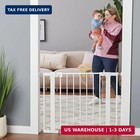 Safety 1st Easy Install Walk Thru Baby Gate For Doorway With Door  Dog Gates  Fi