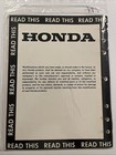 1985 Genuine Honda Atc350x Set-up Instructions Manual Guide Paperwork Atc  177