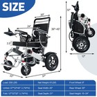 Foldable Electric Wheelchairs For Adults All Terrain Power Wheelchair For Adults