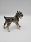 Goebel Schnauzer Dog Figurine With Red Ball Porcelain W Germany Vintage