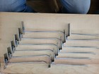 New Slatwall 8  Chrome  Peg Hooks Lot Of 12 Pcs