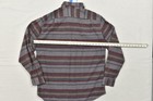 Eddie Bauer Men s Size M Relaxed Fit Long Sleeve Cotton Flannel Striped Button