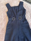Women Racing Green Jumpsuit Navy 36