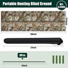 Portable Ground Blinds For Turkey Deer Hunting  Three Panel Camo Hunting Blind 