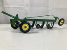 Vintage Ertl John Deere Toy Implement 4 Bottom Plow Tractor Farm