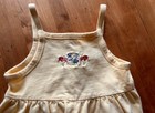 Vintage Gymboree Floral Bouquets 1998 Romper Xl 5 6 Yellow Shortall