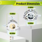 Adjustable Carburetor For Tecumseh 8hp 9hp 10hp Snowblower 640349 640052 640054