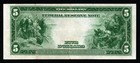 1914  5 Boston Large Size Beautiful Crisp Xf Federal Reserve Note 