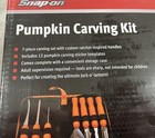 New Snap-on Tools Orange Handle Pumpkin Carving Set  ssx26p133 7 Piece With Case