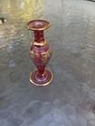 Lot Of 2 Antique Vintage Tiny Hand Blown Glass Perfume Bottles French   