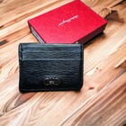 Salvatore Ferragamo Money Clip Black   Red