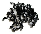 Black Plastic Tomato Clips - 23 Mm - Uv Stabilized - Reusable - Choose Qty