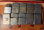 Zippo Lot Of 10 Lighters Multiple Zippo Lighter Lot For Parts