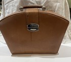 Vintage Leather Vanity Case With 22 Pcs