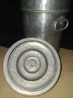 Vintage Keystoneware  125 Hammered Aluminum Canister 12x6 5x 5 5