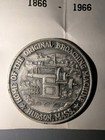 Hudson Centennial Commemorative Medallion 1866-1966  hard To Find  Silver bronze