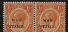 Jamaica 1    D  War Tax Block W no Period Var  ur   Sg 71a  Scott Mr5a  a4802a