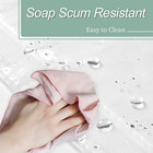 Clear Shower Curtain Liner With 3 Magnets  72x72   12 Rustproof Grommets