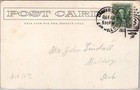 Denver Colorado Postcard  hotel Metropole And Broadway Theatre  1907 Cancel