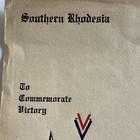 Original Southern Rhodesia 1947 Victory  ww2  Envelope With Stamps   Postmarked 