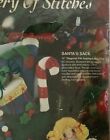 Vintage 15    Bucilla Felt Christmas Stocking Kit 33511 Santa   s Sack Nip 