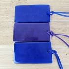 Juice Plus 3 Pack Blue Plastic Luggage Id Tags Travel Bag Suitcase Name Holders