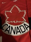 Nike Team Canada 2002 Salt Lake Olympic Alternate Hockey Jersey Red Large