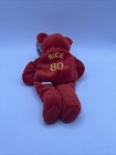 Nfl San Francisco 49ers Bear Plush Jerry Rice 80 Salvinos Bammers 1999