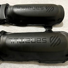 Sanabul Essential Hybrid Kickboxing Mma Shin Guards Black Adult Size Xs