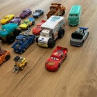 Lot Of 18 Disney Pixar Cars Diecast Vehicles   Lightning Mcqueen  Mater