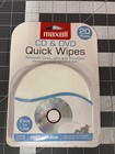 Maxell Cd   Dvd Quick Wipes  Remove Dirt  Dust  And Smudges  Great For Dvds     