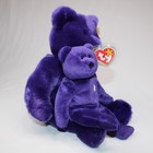 1997 98 Princess Diana Ty Original Beanie Baby   Buddy Purple Bear Rare Vintage