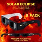 5 Pack New 2024 Solar Eclipse Glasses -us Seller- Iso   Ce Certified Safe