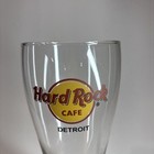 Hard Rock Cafe Souvenir Pilsner Glass Defunct Closed Detroit Rare 