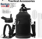 Insulated Water Bottle   Thickened Stainless Steel Vacuum Metal   Portable Sport