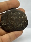 Antique Ancient Near Eastern Old Bronze Pendant With Roman Story Rare Unique