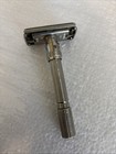 Vintage Gillette Slim Adjustable Safety Razor With Some Blades Pre-owned