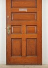 Antique 7 Panel Chestnut Entry Door 83 75 X 35 625 In 