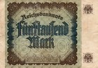 Xxx-rare Genuine German 5000 Mark Weimar Banknote 1922 Ok Cond    