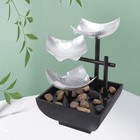 Tabletop Water Fountain Indoor Waterfall Zen Relaxation Tranquil Spring Garden