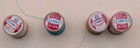 Lot Of 8 Vintage Wooden Spools Of Thread Mixed Belding Corticelli  Clarks   Lily