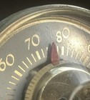 Vintage Honeywell Desk Thermometer And Pen Holder Paperweight Old Aerospace