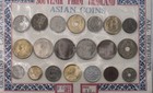 Vintage Souvenir From Thailand Asian Coins Set 20 Different Estate Collection