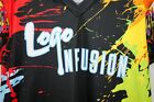 Logo Infusion Bowling Shirt Splatter Paint Graffiti Ladies Off Hook Pickens L