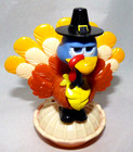 New Solar-powered Fall Thanksgiving Turkey With Hat On Pie